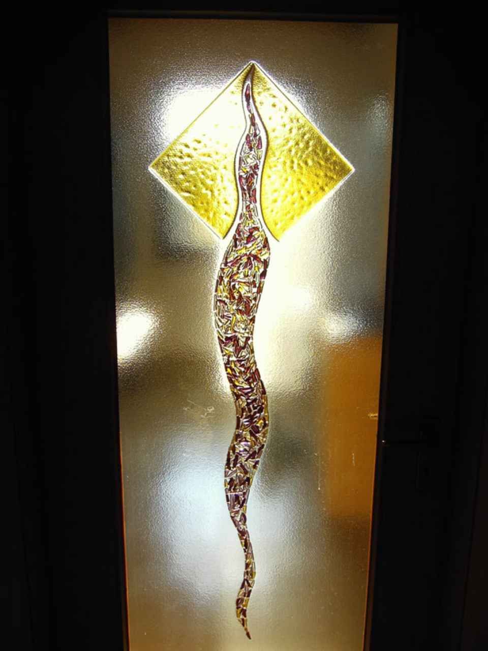 buntes kunstvolles Glasdesign