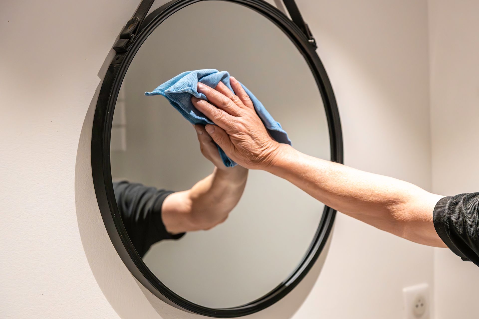 Nettoyage d'un miroir