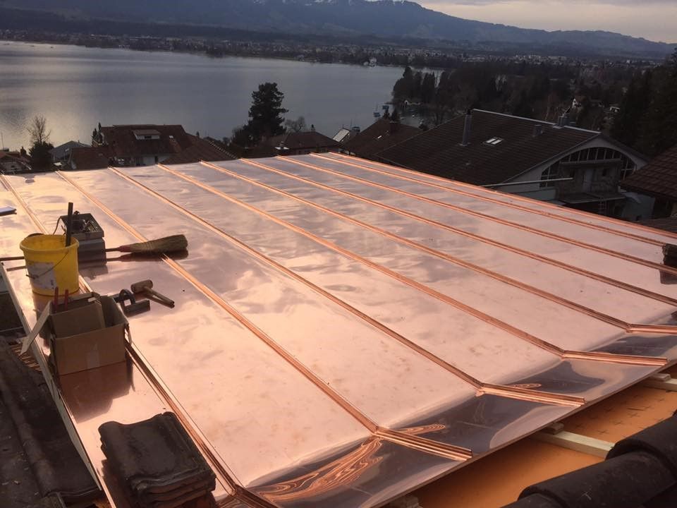 Kupferdach - Wenger Spenglerei Bedachungen AG - Fahrni b. Thun