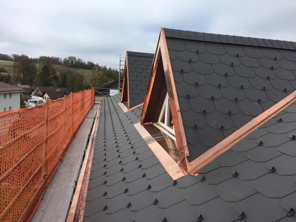 Kupferabdeckungen - Wenger Spenglerei Bedachungen AG - Fahrni b. Thun