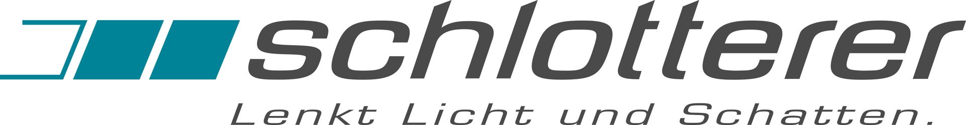 Das Wort Schlotterer steht auf weißem Hintergrund