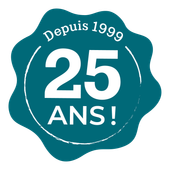 Logo des 25 ans de l'entreprise