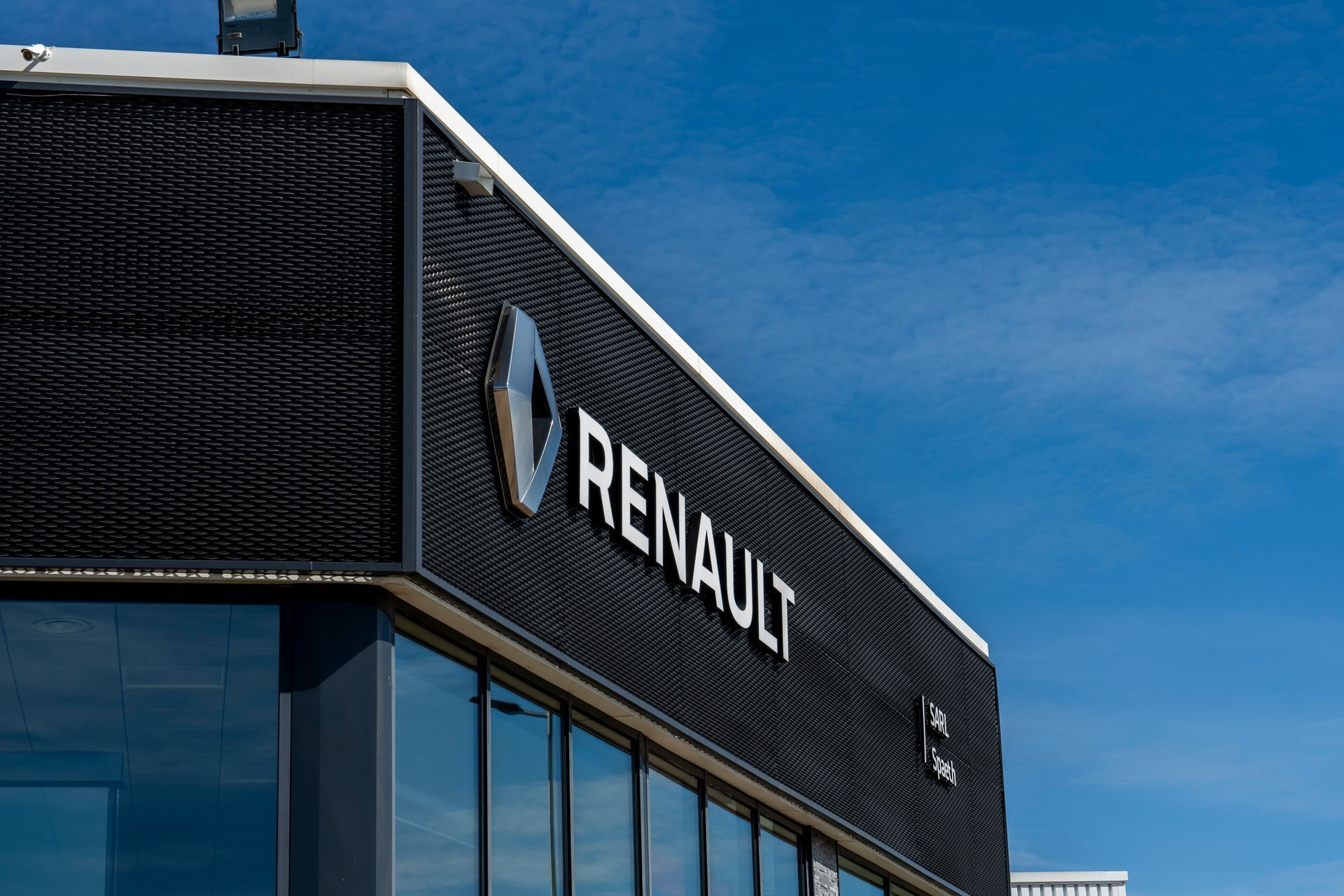 Zoom sur le logo Renault 