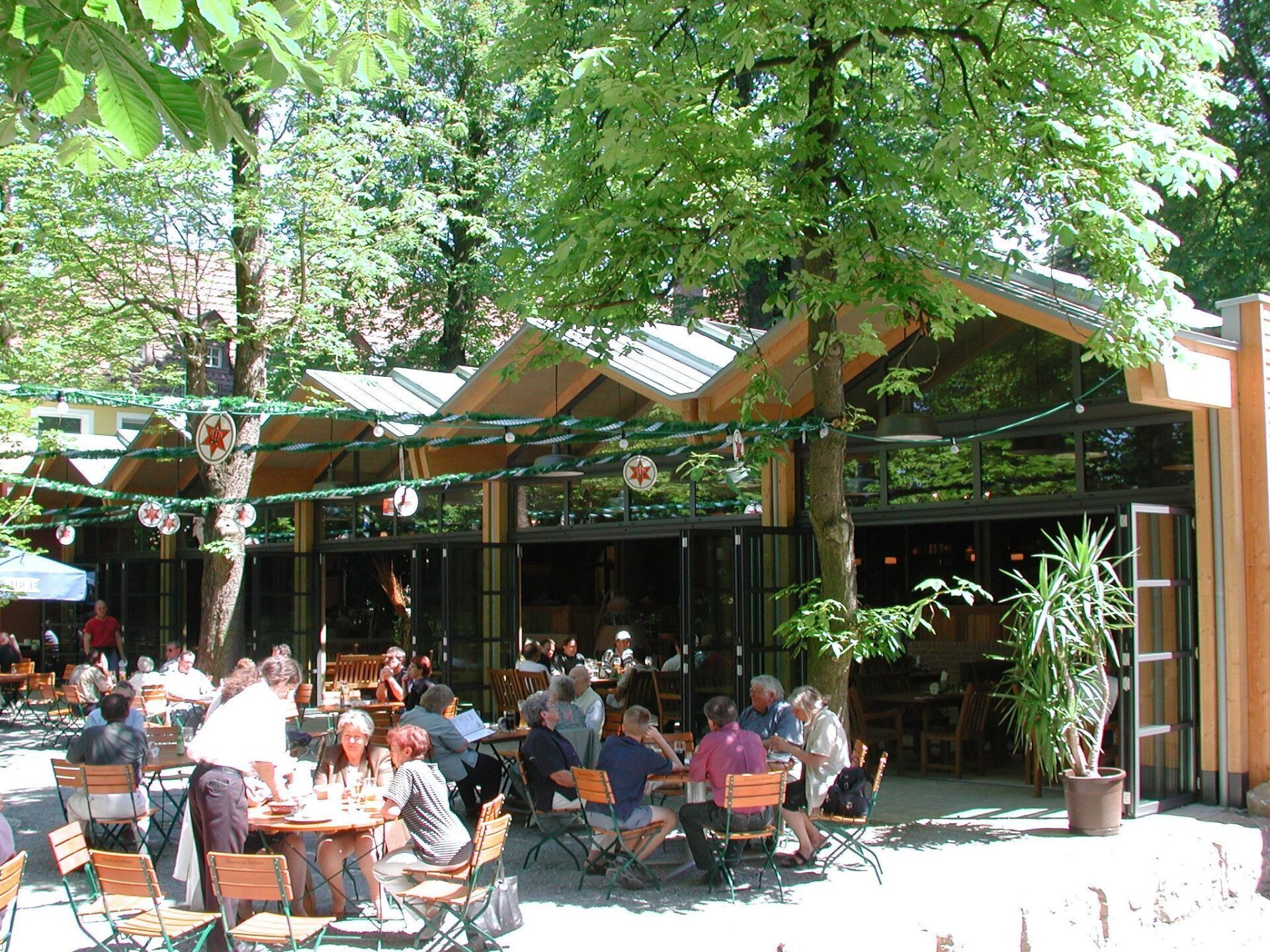 Umbau Biergarten
