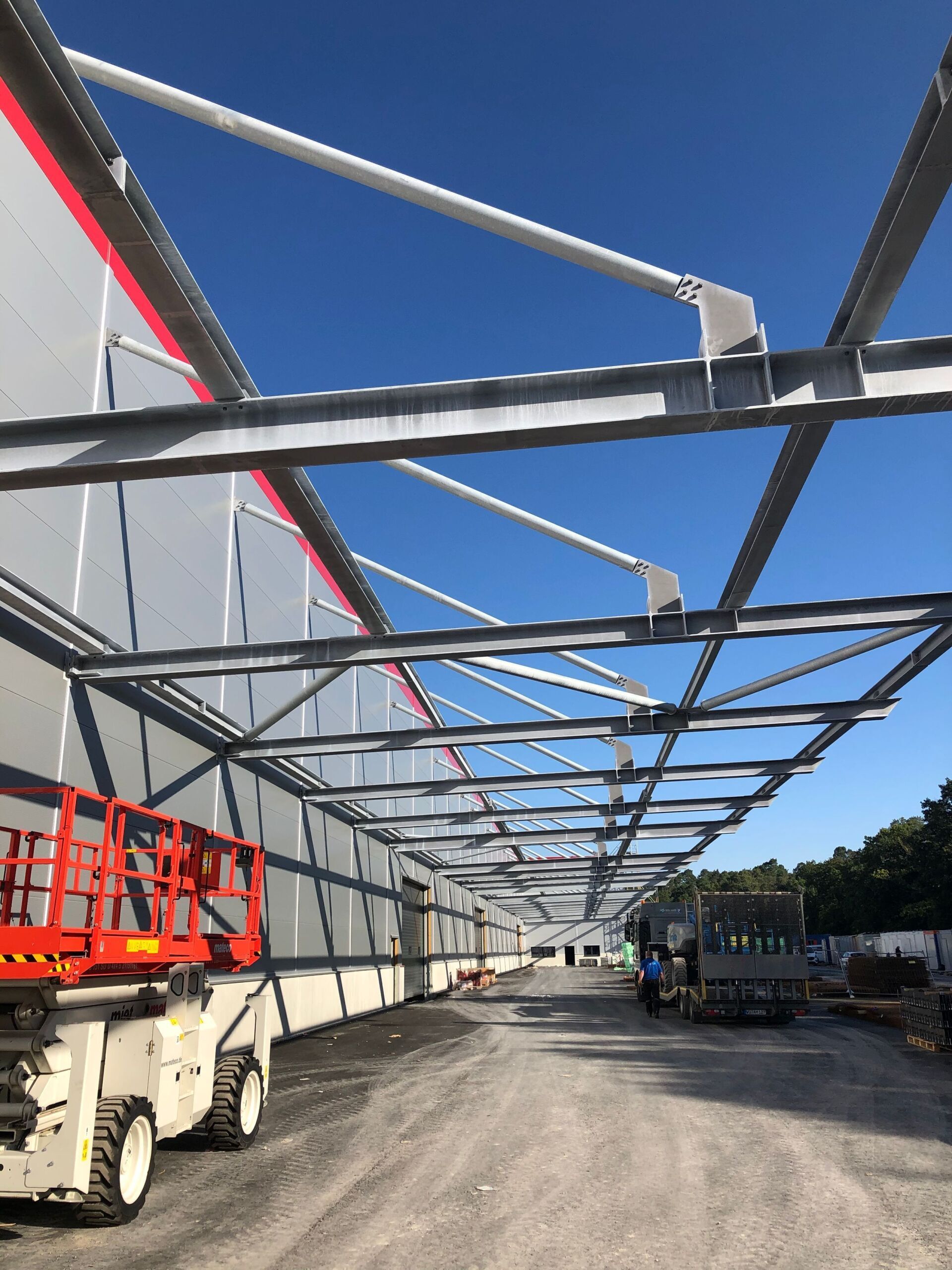 Vordach Warenannahme