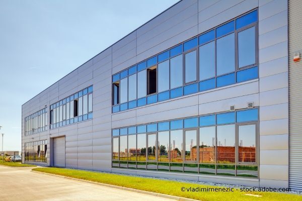 Ein Unternehmensgebäude