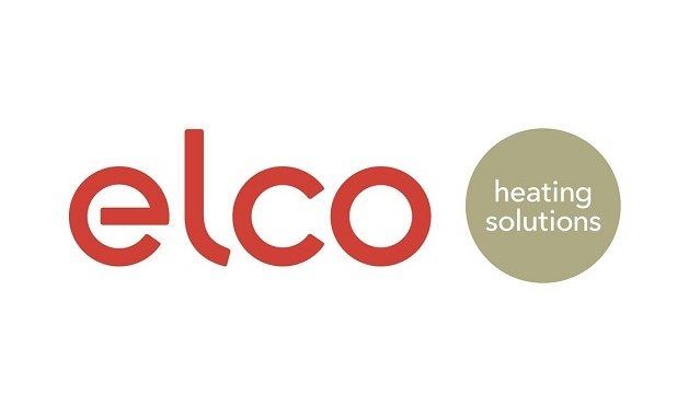 Logo di elco heating solutions su sfondo bianco