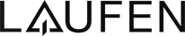 La parola laufen è scritta in nero su sfondo bianco.