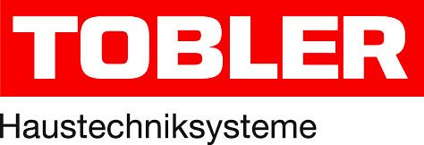 Un logo rosso e bianco per un'azienda chiamata tobler haustechniksysteme.