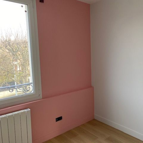 Peinture rose dragée