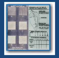 Gráfico con muestras de superficie de hélice y parámetros de rugosidad.