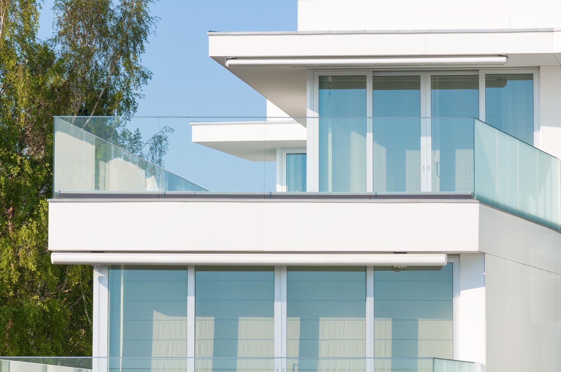Terrasse Glas