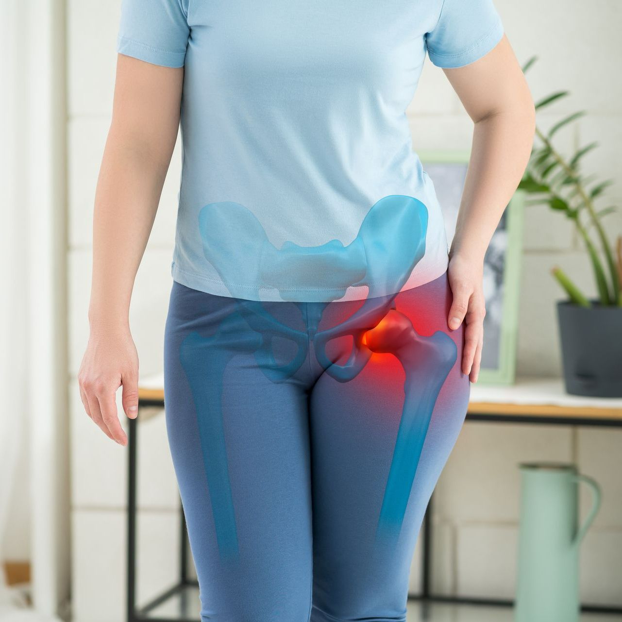 Articulation de la hanche douloureuse