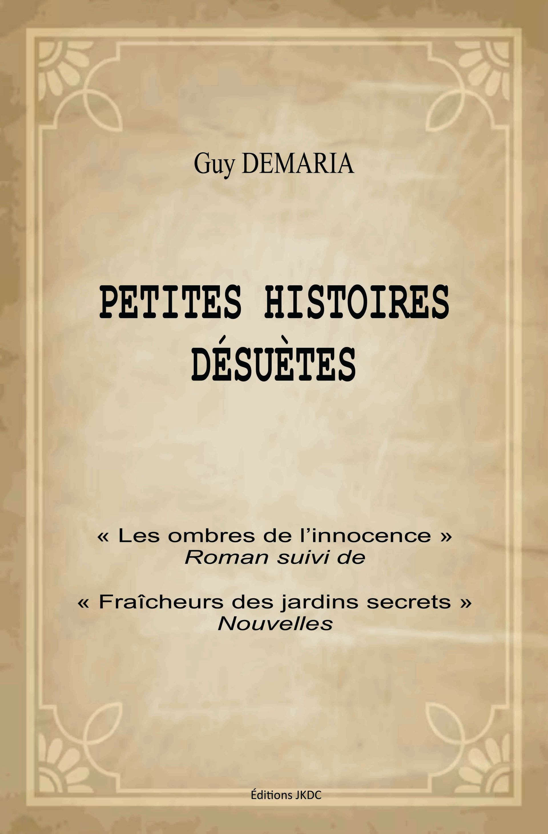 Couverture d'un livre avec unfond marron clair et des grosses écritures noires