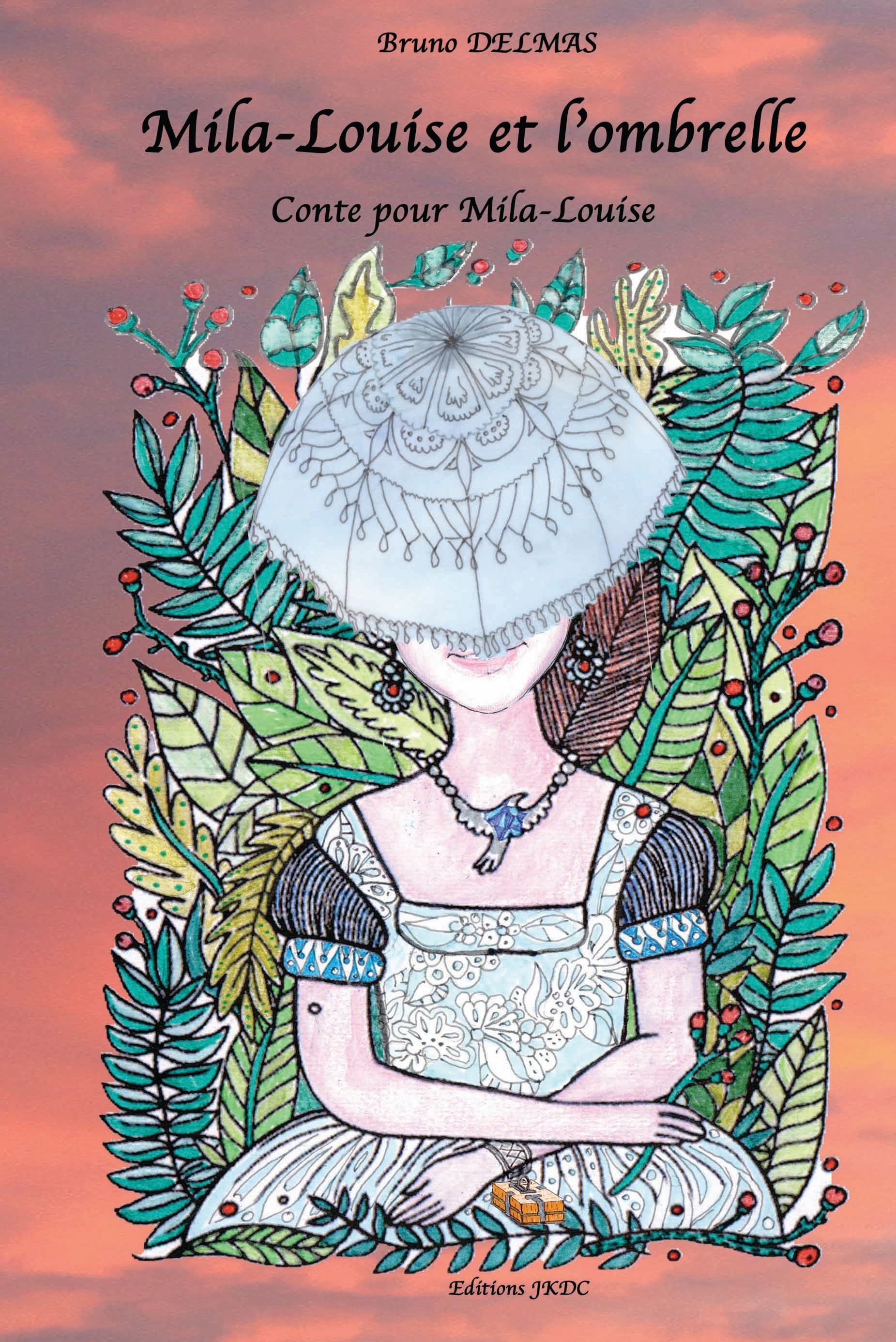 Couverture d'un livre avec un personnage féminin dessiné avec un grand chapeau 