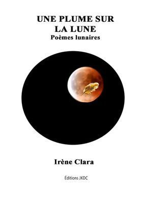 Couverture d'un livre avec une lune orange