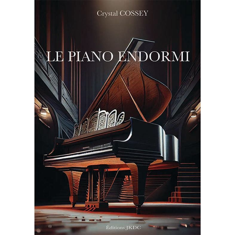 Couverture d'un livre avec un piano
