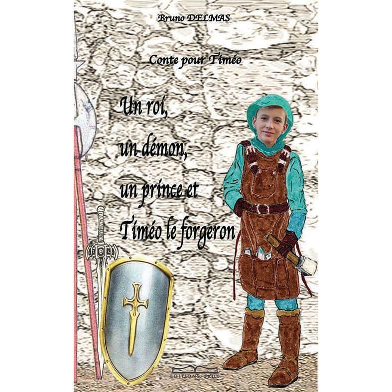 Couverture d'un livre avec un personnage médiéval