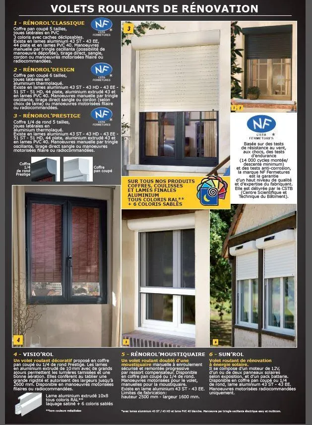 Volets roulants traditionnels 1