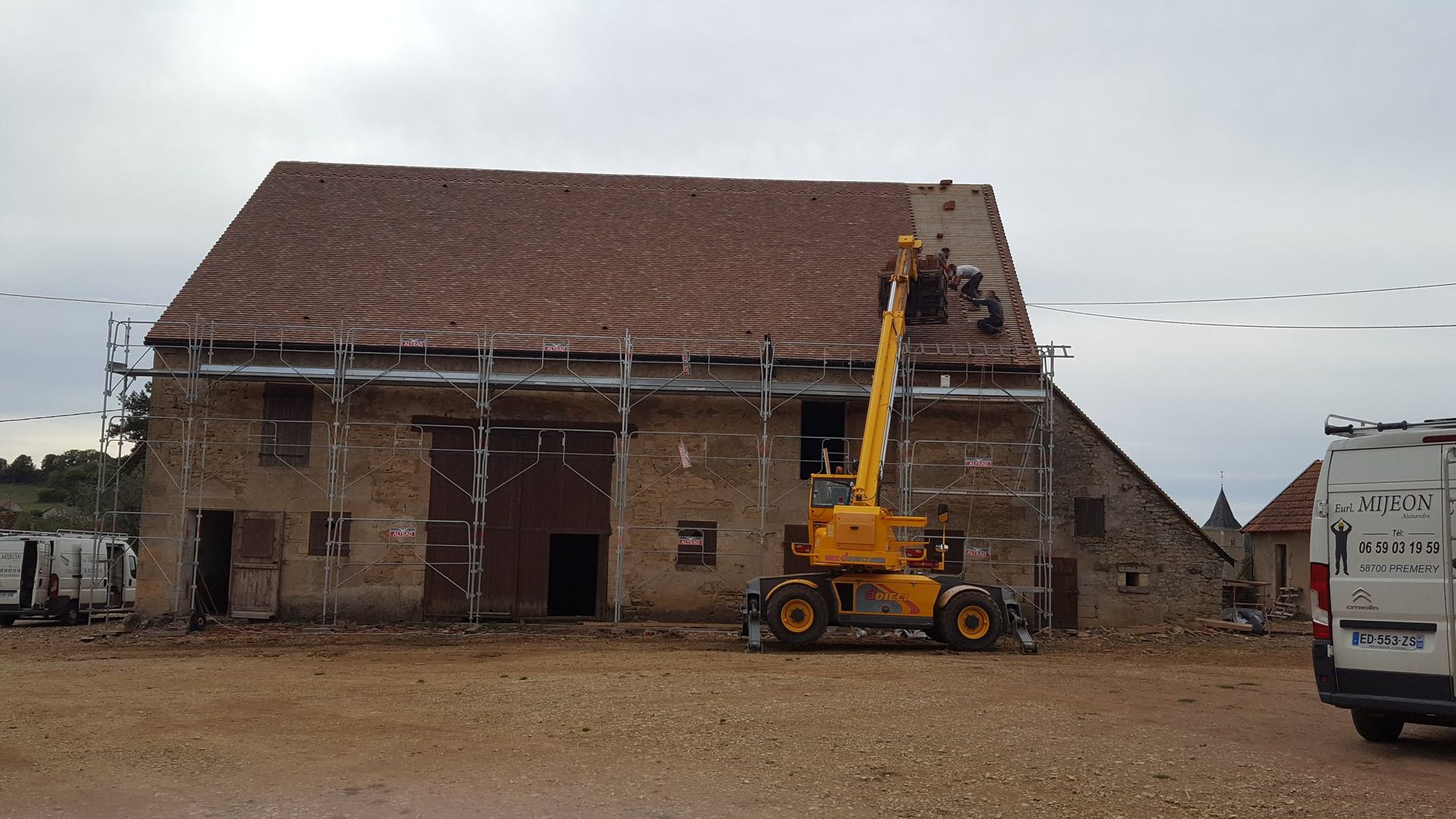 Toiture après réfection