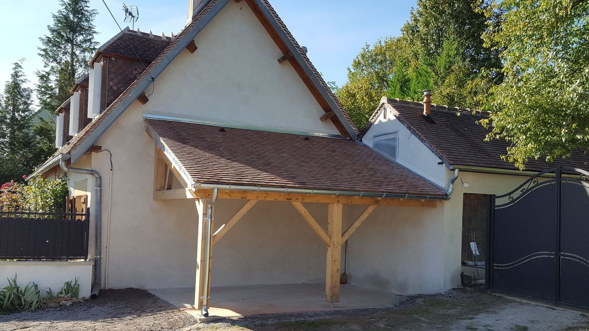 Avant-toit finalisé