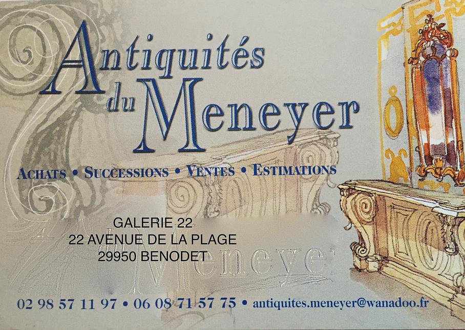 Antiquités du Meneyer Galerie 22 pour l'achat et la vente d'antiquités