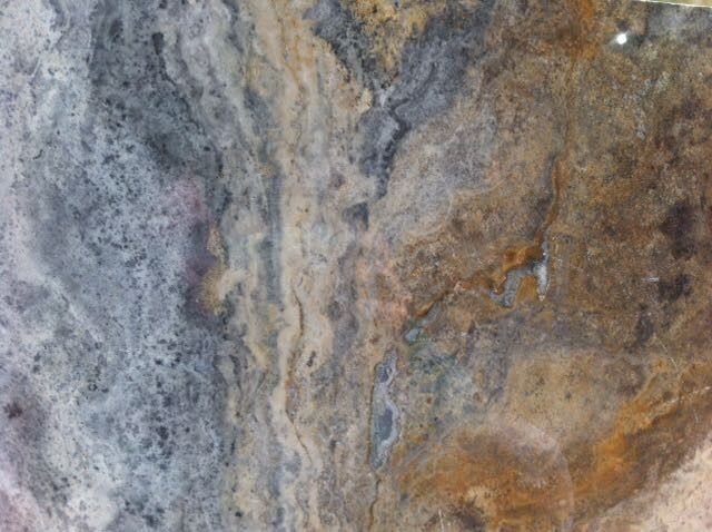 Un primer plano de una encimera de mármol con textura de mármol.