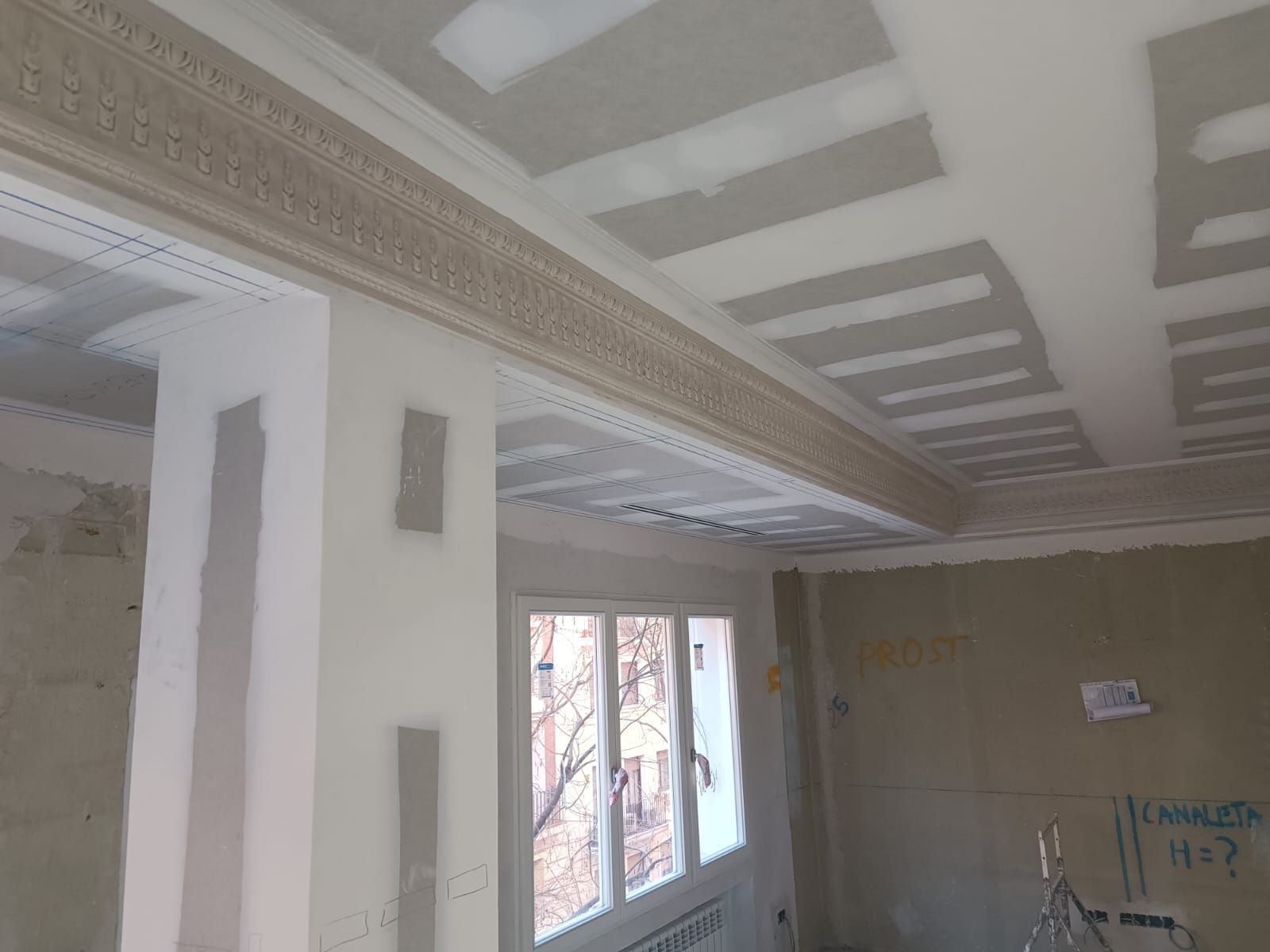 Techo pintado Escaplad