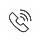 schwarz weißes telefon logo