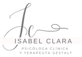 El logotipo de Isabel Clara es un logotipo gris con fondo blanco.