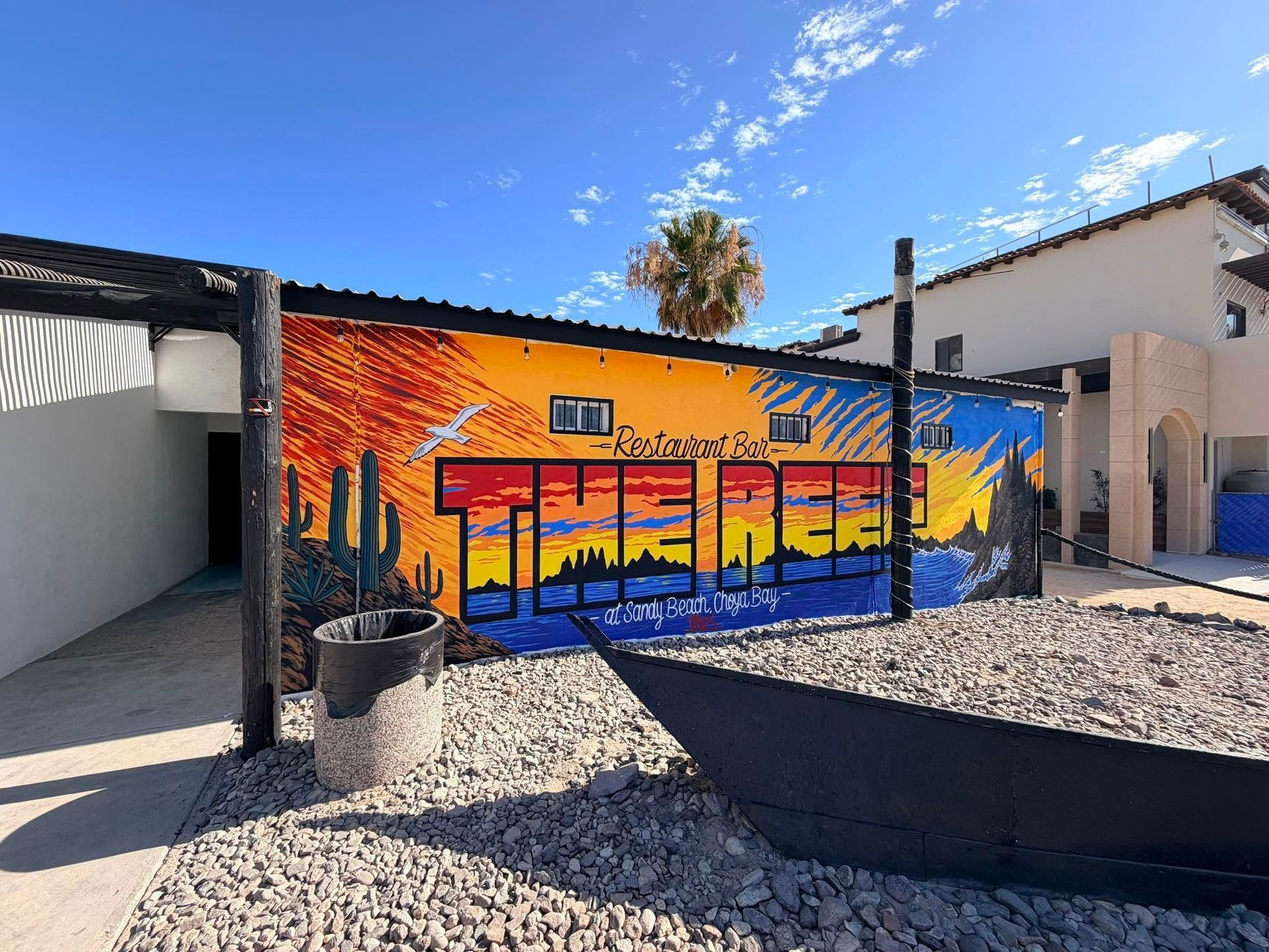 The Reef beachfront bar and grill in Puerto Peñasco