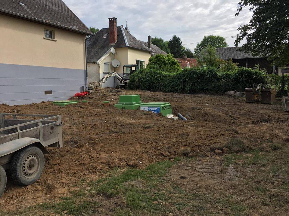 Microstation d'épuration à Vauchelles-lès-Domart