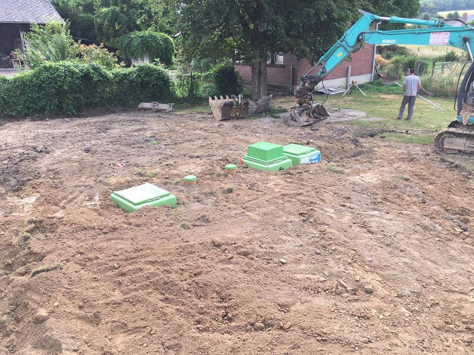 Microstation d'épuration à Vauchelles-lès-Domart