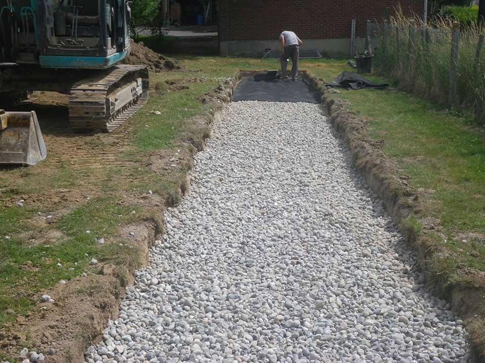 Installation d'une microstation d'épuration