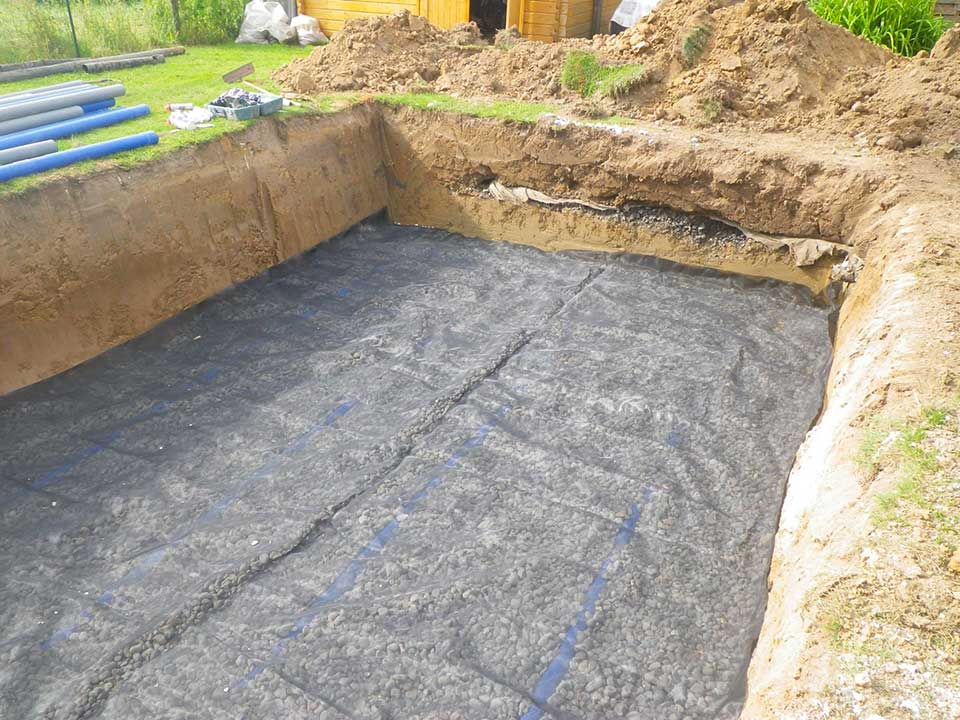 Installation d'une bâche