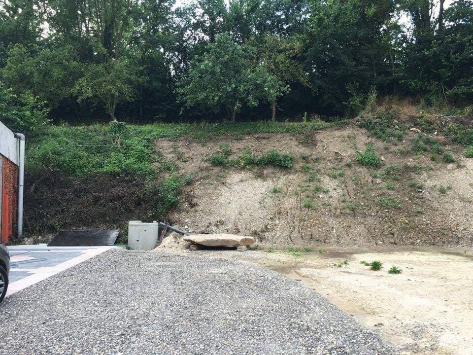 Aménagement extérieur en enrochement