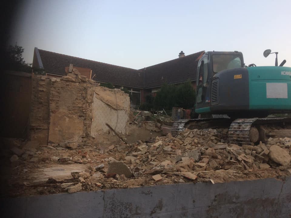 Démolition d'une habitation