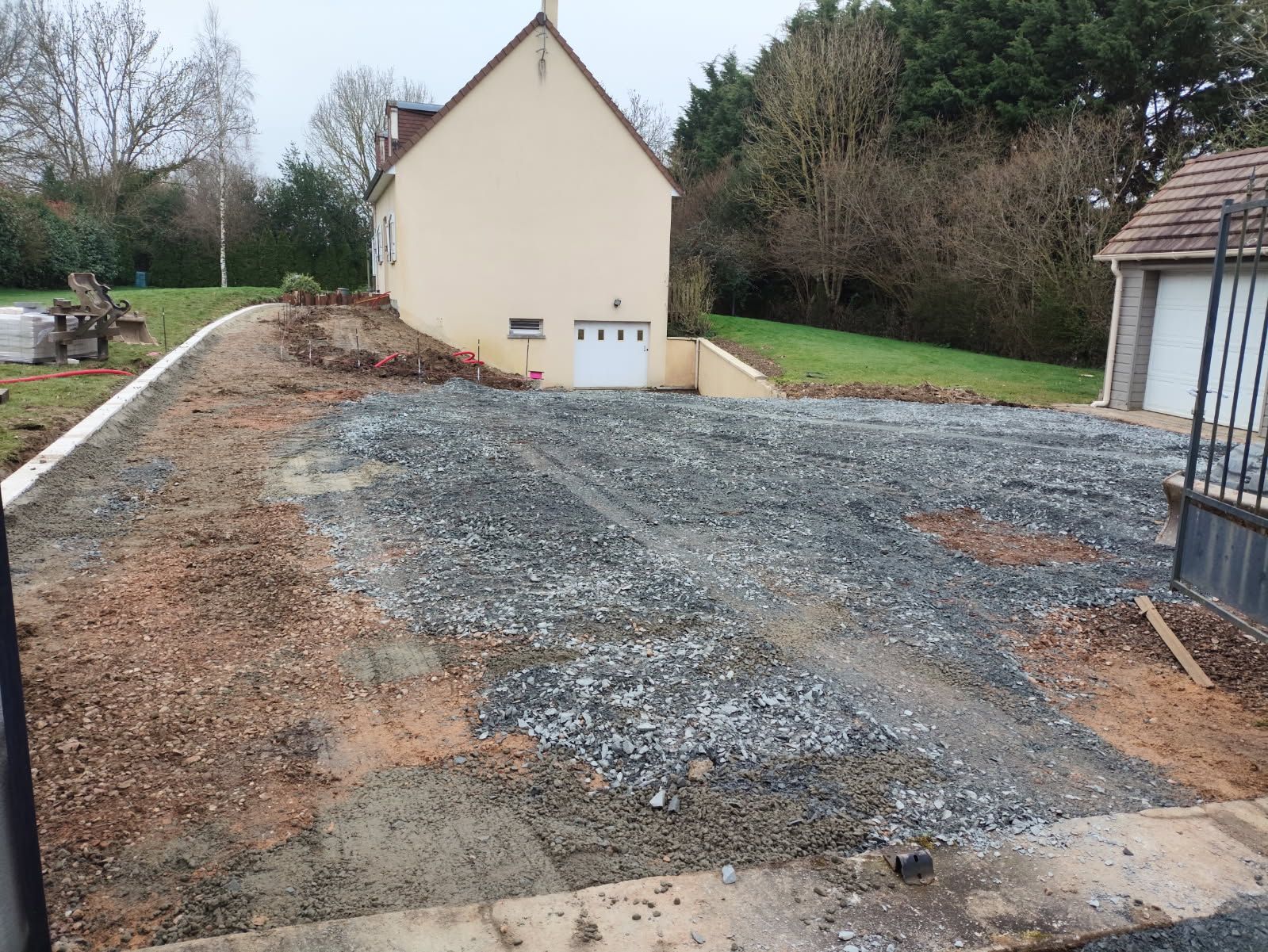 Préparation de chantier pour bicouche 