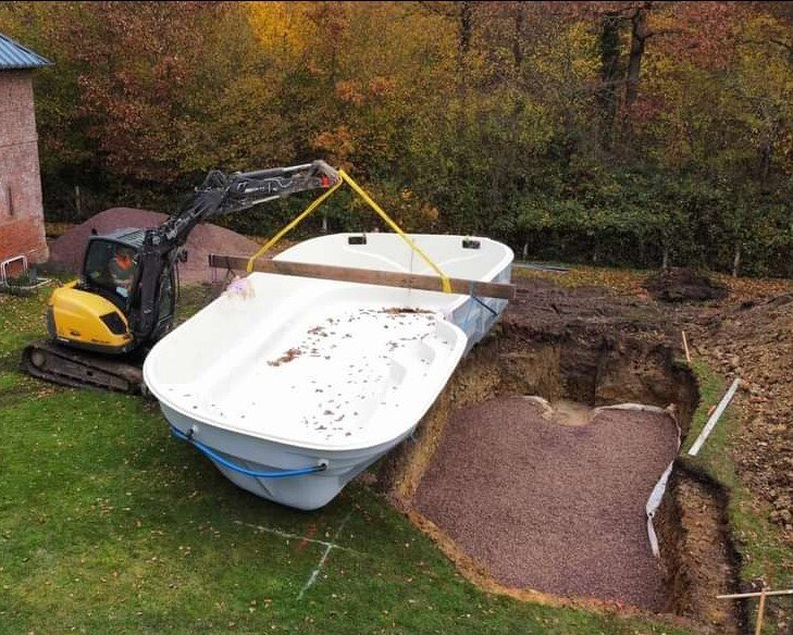 Terrassement de piscine 