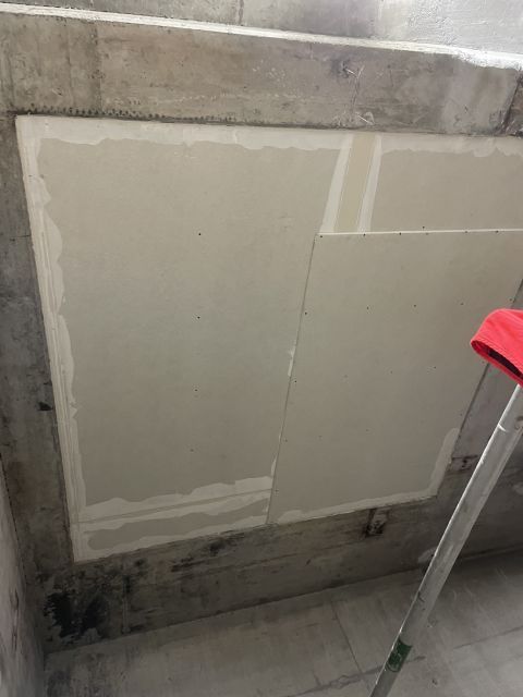 Wand zur Vorbearbeitung