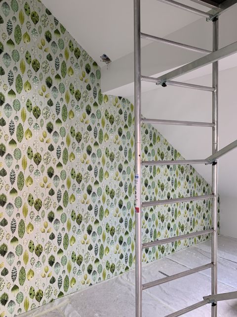 Tapezierarbeiten durch Maler Moy