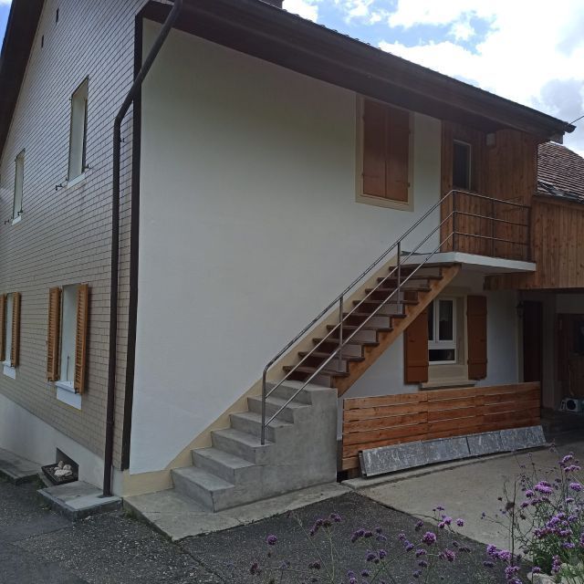 Fassadenanstrich Haus Maler Moy