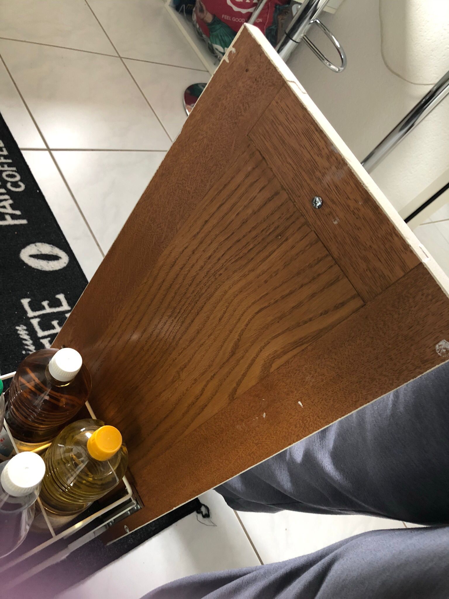 Unbemalte Schranktür