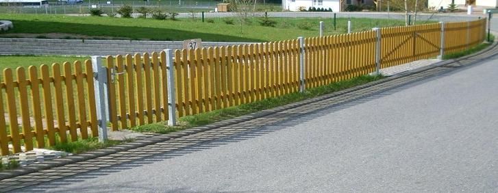 Zaun Typ Dresden mit Tür