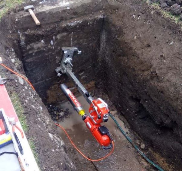 Tiefbauarbeit der Roger Streich GmbH