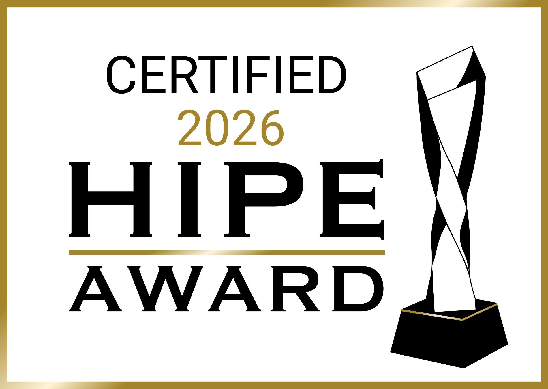 Zertifikat Hipe Award