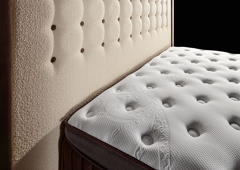 Gros plan sur un matelas