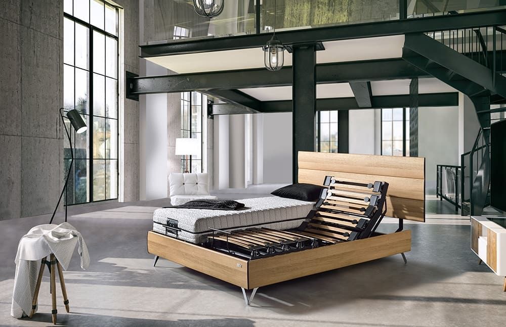 Sommier Synchroflex dans une pièce de style industriel