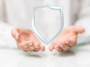 Bouclier symbole de protection