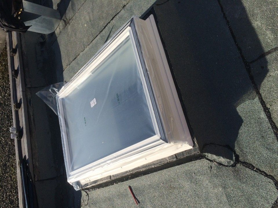 Einbau von einem Dachfenster